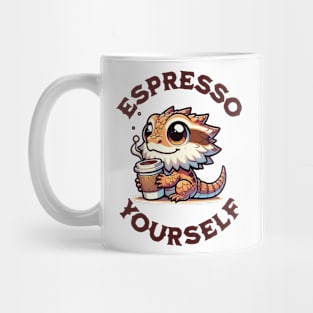 Espresso Yourself Bearded Dragon Mug
